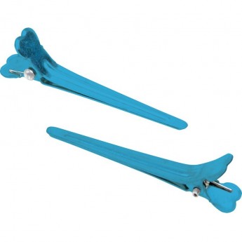 Зажим средний, металл, 5,5 см (12 шт.) DEWAL CL2415 blue Зажим средний, металл, 5,5 см (12 шт.) DEWAL CL2415 blue